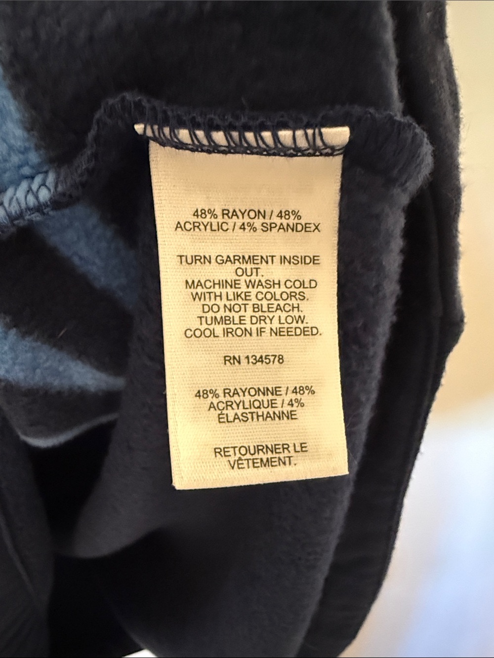 Vineyard Vines Women’s The Shep Shirt Navy Blue Stripes 1/4 Zip L - Picture 10 of 11